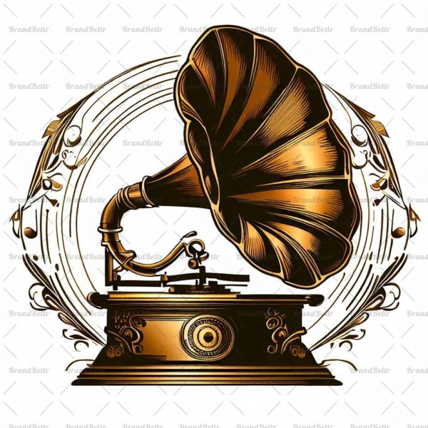 Antiker Grammophon